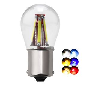 Yeni 50pcs 1156 LED P21W 4 Filament Süper Parlak LED 1157 Bay15D P21W/5W Fren Ampul Otomatik Araç Lamba Araba Aksesuarları 12V/24V