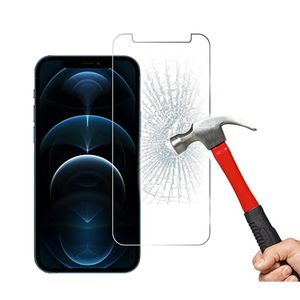 Закаленное стекло для iPhone 12 Pro Max Mini 11 XS MAX XR XS X 8 7 6 6S PLUS 5 5S SE SE Protector Pline 2.5D 9H Противоубитный бумажный пакет