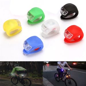 Наружное освещение велосипедные световые силиконовые светодиодные головки передняя задняя велосипедная лампа