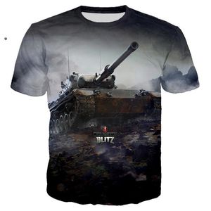 3D Print World of Tanks Game Frush военная футболка Hiphop Cool Tee Rush