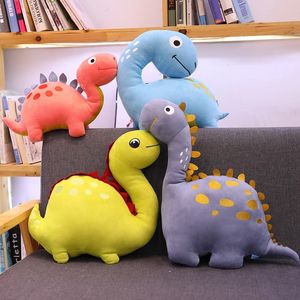 23 см творческие мультипликационные динозавры плюшевые игрушки фаршированные животные плюшевые подушка динозавра тиранозавра куклы Дети мальчик девочки подарки LA403
