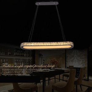 Kolye lambaları Modern minimalist LED tavan lambası oturma odası paslanmaz çelik tel kesim restoran çalışması kristal avizeler lamba