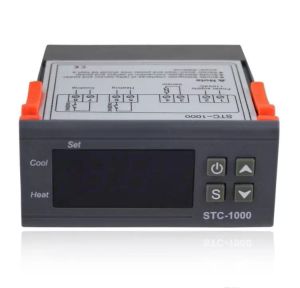 Универсальная -50-99 градусов STC-1000 Цифровой ЖК-термостат Регулятор регулятора температуры Термостат Термостат W / Датчик AC 110V 220V 24V 12V