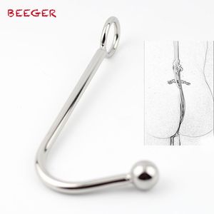 Beeger Steel анальный веревочный крючок рабства с твердым 1 