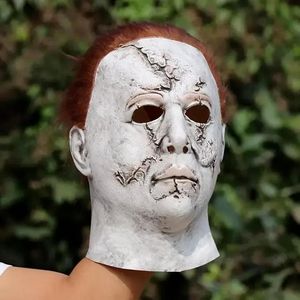 Cadılar Bayramı Michael Myers Mask Korku Karnaval Mask Maskeli Sarda Cosplay Yetişkin Tam Yüz Kask Cadılar Bayramı Partisi Korkunç Büyük Maskeler F0801