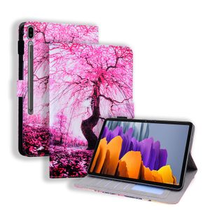 ПУ кожаные таблетки для Samsung Galaxy Tab P610 T870 T875 T500 T505 T290 T295 T220 T225, с двойным обзором Cartoon Patch