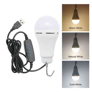 5V USB LED ampuller Taşınabilir Enerji Tasarruf Acil Gece Aydınlatma Kamp Yürüyüş Lambaları Sıcak Satışlar H220428
