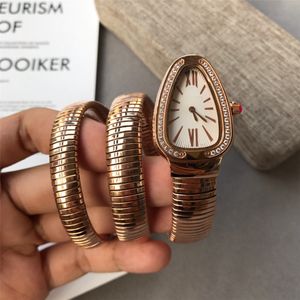 2023 Мода Высококачественные часы Ladies Watch Смотрение корпуса из нержавеющей стали Serpentine Case Quartz Движение 32 -мм кварцевое движение роскошные женские часы