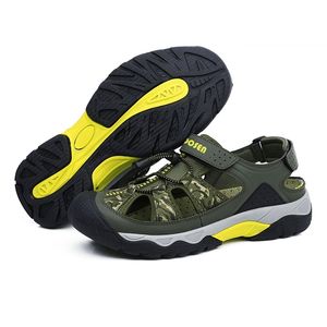 Men's Sandals Breathable Beach Hiking Shoes Thick Sole Closed Toe Aqua Shoes Casual for Fishing 220610