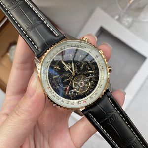 Erkekler Erkekler İçin Otomatik Mekanik Saatler Wristwatch 45mm Moda Klasik İş Tasarımcı Kol saatleri Paslanmaz Çelik Kılıf Montre De Luxe