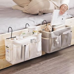 Storage Boxes & Bins Cloth Bag Small On The Wall Behind Door Bedside Hanging Basket Organize