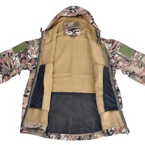 5XL Hunting Sets Tactical Clothing Jackets Pants Men Fleece Jacket Army Windproof Camo Suit Windbreakers Military Hiking Soft Shell