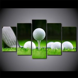 Golf Sahası Kulübü Tee Ball Ev Duvar Dekor Canva Resim Sanat HD Baskı Resim Oturma Odası için Tuval Üzerinde Çerçeveli