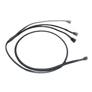 Fan Güç Uzatma Kablosu Hattı 4 Pin PWM 1 ila 3 Yollar Y Splitter Stil Soğutma Fan Güç Kablosu PC Şasi Için 120 cm 22AWG