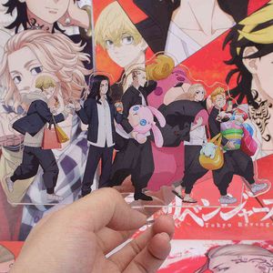 15 cm Anime Tokyo Revengers Action Figure Cosplay Akrilik Standları Model Oyuncak Tokyo Revengers Plaka Rakamlar Anime Çocuk Hediyeleri AA220318