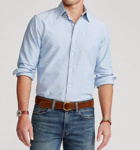 Camisas sociais masculinas camisa de negócios de grife moda camisa casual masculina slim fit listra feminina cavalo pequeno homem t cor sólida