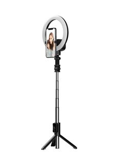 Фотография Artifact All-In-One Tripod Selfie Monopods Live Fill Light Кронштейн Телескопический Bluetooth Ручная палка Selfie