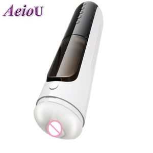 2022 New Male Masturbator Automatic Telescopic Heating Voice Interaction Intimate Machin Masturbation Cup sexy Toys For Men 18+