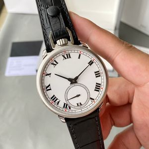 Klasik Erkekler Mekanik Hareket Bilek saati 49.6mm Moda İş Cep Saati Montre De Luxe Hediye Erkekler İçin Hediye