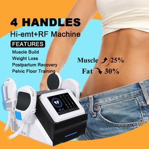 EMS Body Climbing Antiblulite Machine Training стимулятор 4 ручки с ягодицами RF Technology Lifting Beauty Salon Equipment