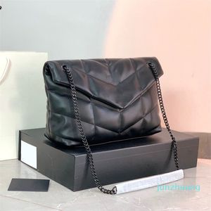 Модная сумка для плеча женщин кроссбалди для рюкзака для кошелька сумочки кожа кожаная дама металлическая цепь высококачественная раскладушка Messenger 2022