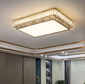 İskandinav tavan ışıkları kristal avizeler dikdörtgen led lamba oturma odası yemek odası çocuk yatak odası aydınlatma modern lamba tekno