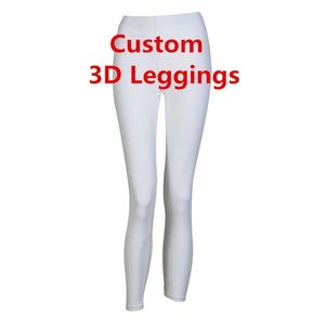 Kadınlar Teşvik Kişilik 3D Baskı Taytları Özelleştirme Elastik Fitness Tasarım Pantolonları Drop Toptancıları 220707