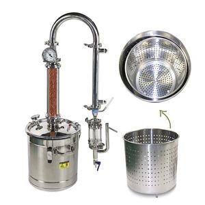 ZZKD Restaurent Equipments & Supplies 5.8Gal Hydrosol Essential Oil Distiller Home Extractor Distillation Device 22L