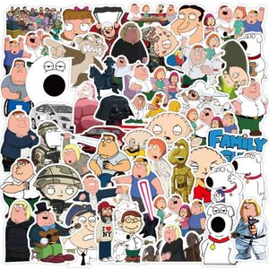 100 PCs Funny Family TV Series Comedy Cartoon Peter Griffin Stickers Graffiti Stickers for Diy Bagage Skateboard Skateboard