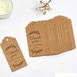 Спасибо Kraft Paper Parts Pretty Design Print