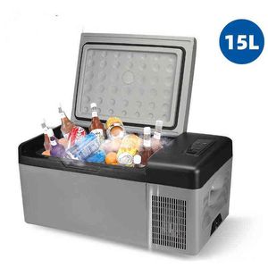 15L 25L Портативный морозильный холодильник 12/24/220V 45W Компрессор небольшой холодильник для автомобильного автомобиля.
