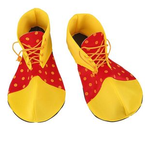 Kostümzubehör Lustige Unisex-Clownschuhe Halloween-Kostüme Cosplay-Requisiten-Kits für Kinder Kinder Erwachsene Mädchen