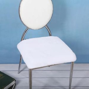 Подушка/декоративная подушка имитация мехового кресла подушка Зимой густой шикарный оптом с твердым цветом квадратный сидень