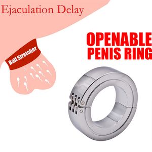 Тяжелая нержавеющая сталь мошонка для шариков пенис кольцо кольцо металлическое.