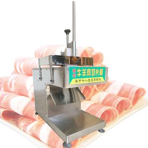 Automatic Slicer Machine Commercial Electric Meat Planer Hot Pot Restaurant Frozen Beef Mutton Roll Slicer
