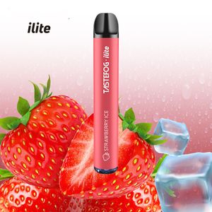 QK Tastefog Ilite Tek Kullanımlık Vape Kalem 600 Puflar E Siggrate Kutu Cihaz Yaban mersini üzüm çilek karpuz buz aromaları elektronik sigara oem toptan