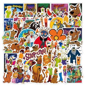 50 Adet/grup Yeni Scooby-Doo Çıkartmalar Hediyeler Scoob Parti Malzemeleri Oyuncaklar Merch Çocuklar için Vinil Etiket Gençler Bagaj Kaykay Graffiti, Serin Hayvanlar Canavarlar Çıkartmalar