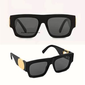 Дизайнерские солнцезащитные очки женские с вырезом логотипа ретро блестящее золото Z1487 солнцезащитные очки мужские летние спортивные стильные классические оригинальные Box267B