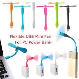 Flexible USB Mini Fan Portable Detachable Cooling Fan For PC Power Bank USB Devices