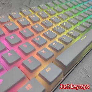 PBT OEM 108 Keys Pudding Keycaps Для Cherry MX Switch Механическая клавиатура RGB Gamer Клавиатуры Синий / Черный / Коричневый / Черный 220427