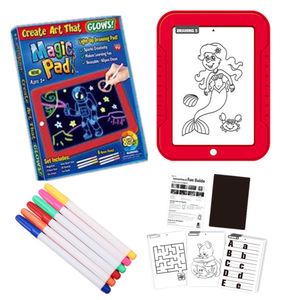 2022 Newst Drawing Tools 3D Magic Braw Pad Led Light Luminous Board Интеллектуальная разработка игрушки дети рисовать инструмент обучения образовательные игрушки
