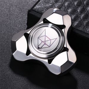 Stainless Steel Metal Fidget Spinner Adult EDC Antistress Hand Office Toy Children Autism Stress Relief Toys 220505