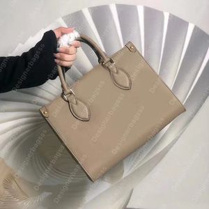 Genuine Leather Handbags for women Designer shopping bag Luxury Large Capacity Shoulder Bags M45607 M45595 purse long shoulder straps Inside flat zipped pocket