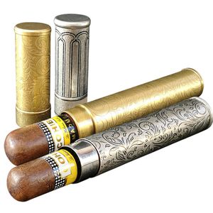 Fabrika Tedarik Puro Tüpü Tek Portatif Humidor Puro Kılıfı