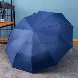 Automatic Folding Umbrella Windproof Ten Bone Car Luxury Large Business Rain Umbrellas Sun Protection UV Gift Parasol VTMHP1714