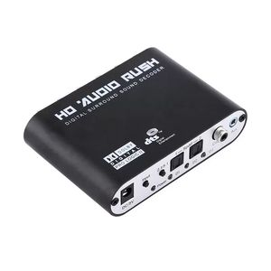 Разъемы аудио кабелей SPDIF Коаксиал для 5.1 / 2.1 канал AC3 / DTS аудио декодер шестерня звучание звука для PS3 STB DVD-плеер HD Xbox 360