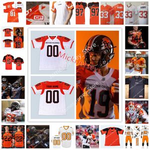 Özel CFL BC Lions Jersey 16 Bryan Burnham 86 Jevon Cottoy 8 Montay Crockett 84 Keon Hatcher Taquan Mizzell Daniel Petermann Josh Pearson T.J. Rahming Dominique Dominique Rhymes