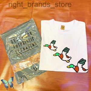 Оригинальная упаковка Human Made Three Flying Duck Men Hip Hop T-shirt W220806