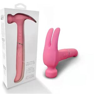 Seks Oyuncak Masaj Oyuncak Masajı Çift Titreşim Masajı G Spot Klitoral Stimülasyon Kadınlar Hammer Vibratörünü Seviyor