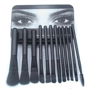 Tasarım Makyaj Fırçası Set Yüz Krem Güç Göz Farı Allık Temel Fırçaları Çok Amaçlı Güzellik Kozmetik Aracı Kutu 12 PCS/SET 3 TTRES